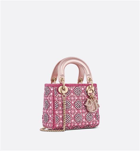 lady dior embroidered cannage bag|lady dior small price.